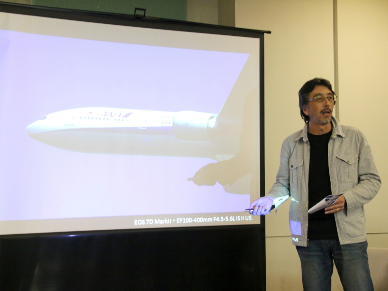 ルーク・オザワ氏。水谷氏に「ミスター100-400」と呼ばれていた