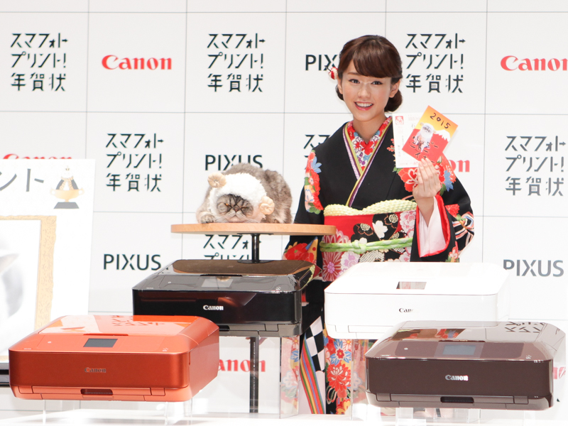 桐谷美玲さんとPIXUSの最新モデル