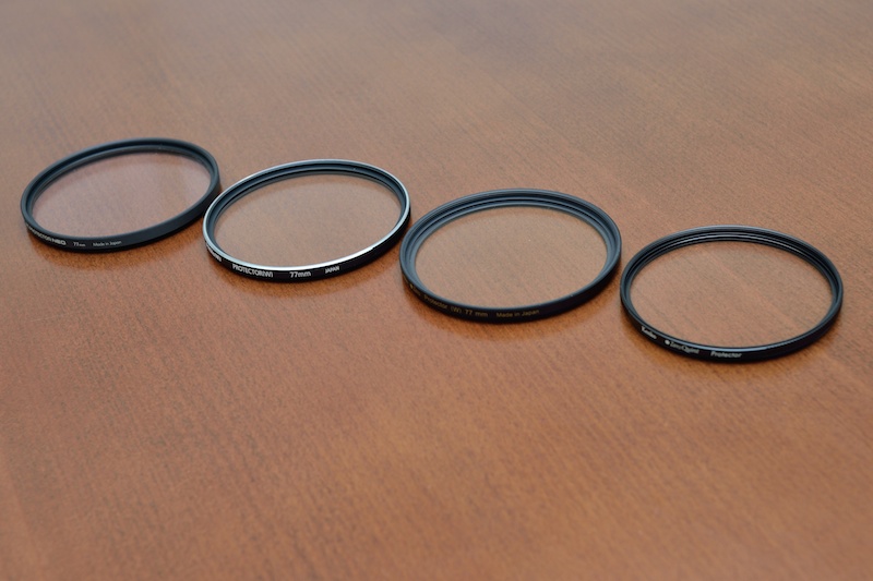 歴代の高機能フィルター。いちばん右がZeta Quint