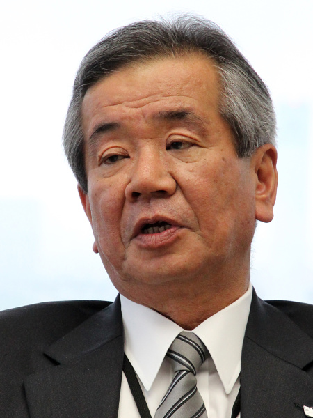 キヤノン株式会社 専務取締役 イメージコミュニケーション事業本部長 真栄田雅也氏（撮影：田中希美男氏）