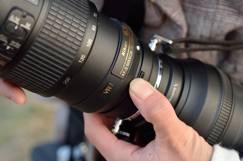 GoWingレンズホルダーの反対側に装着していたレンズBを外して……