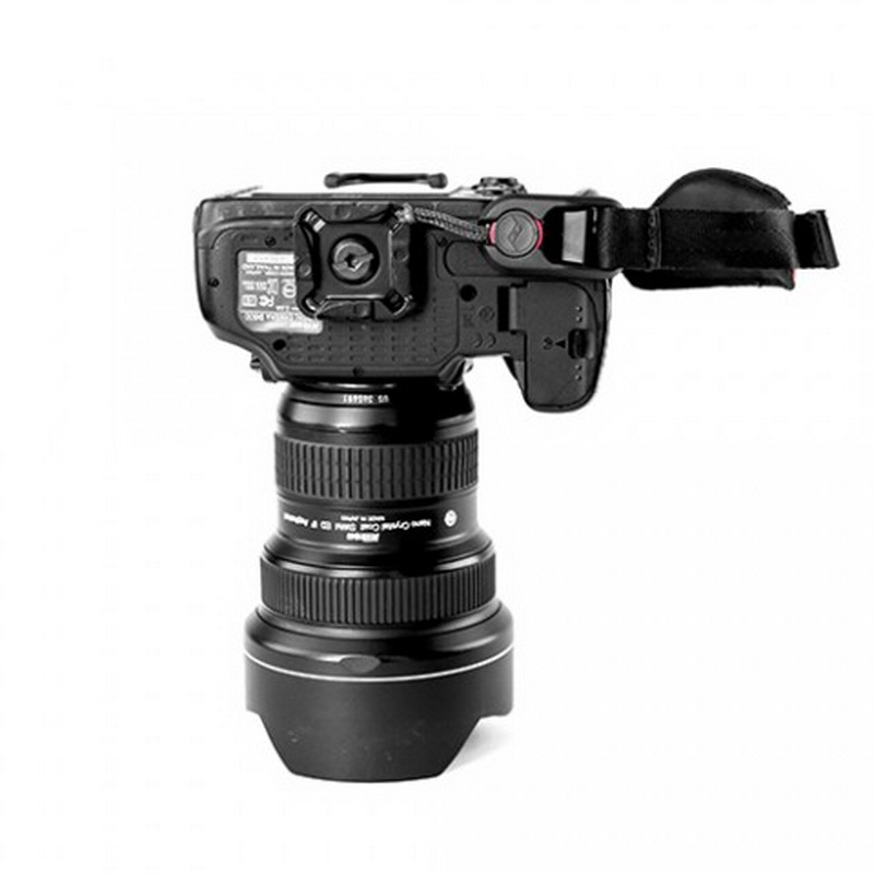 アルカスイス互換のプレートにアンカーの紐を取り付ける