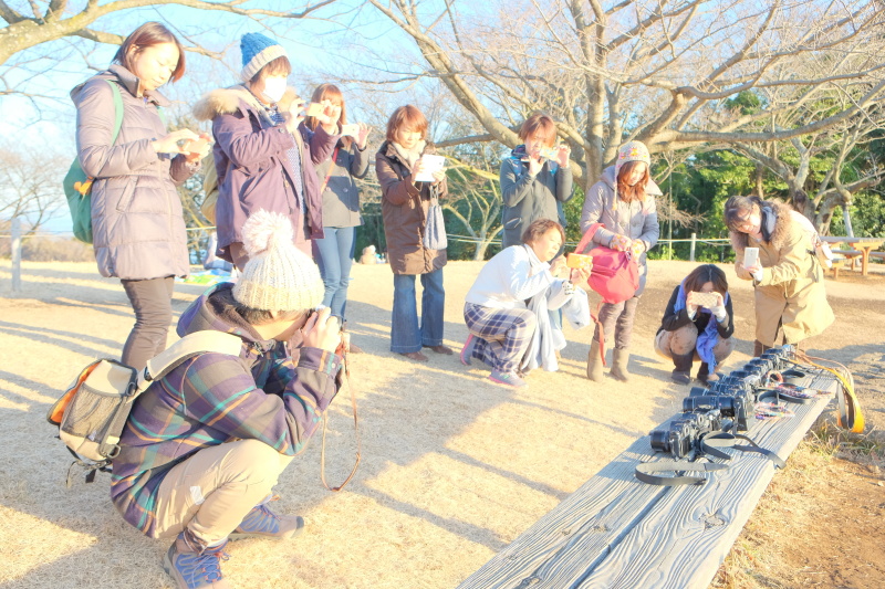 みんなのX-T1、X-E2、X-M1を並べて記念撮影。たくさんのX-T1は圧巻ですね。