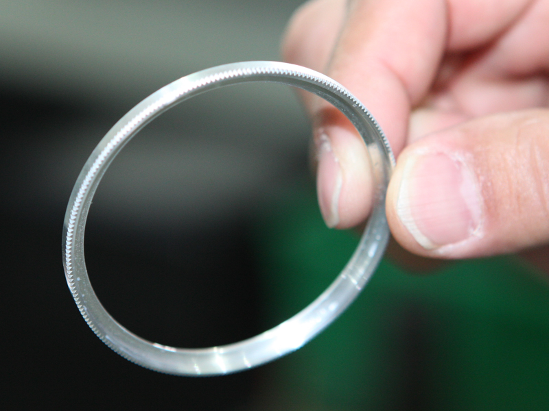 できたてのフィルター枠