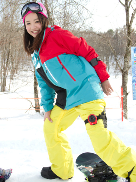 腿の部分にカメラを固定してみたところ