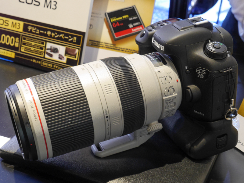 EF 100-400mm F4.5-5.6 L IS II USMも試せる