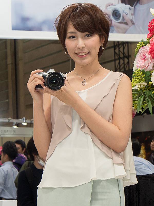 E-M5 Mark IIはモデル撮影コーナーでの試写も可能