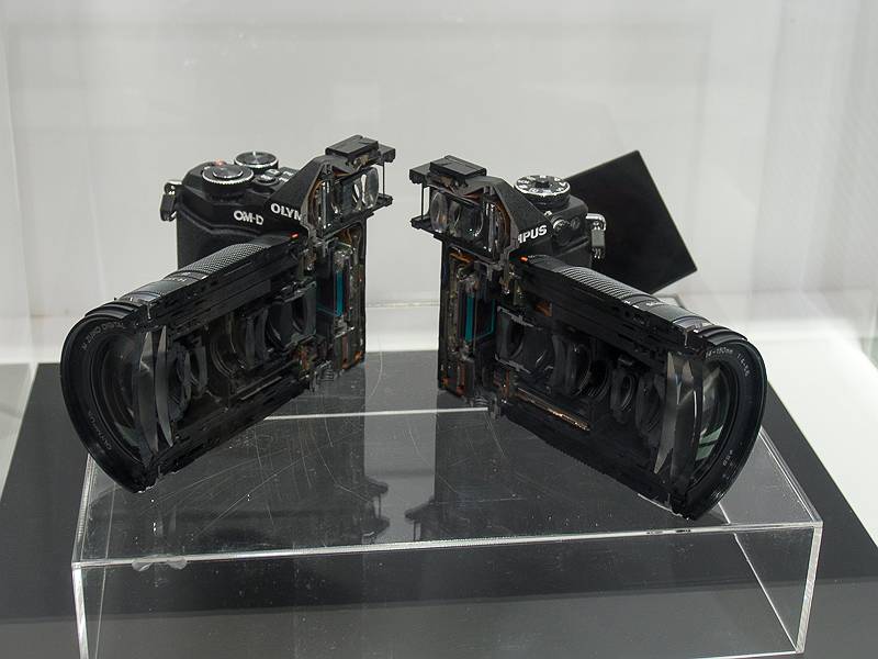 E-M5 Mark IIのカットモデル