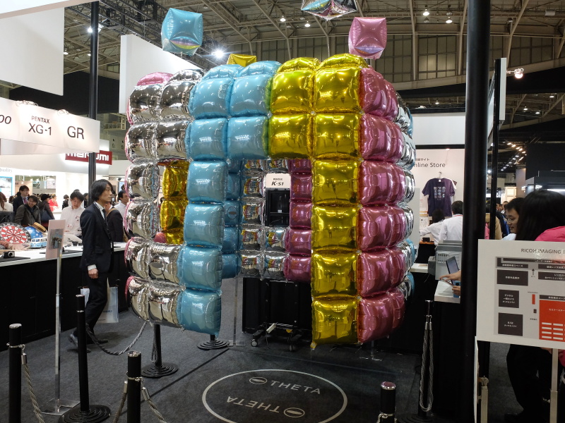 THETAの撮影体験コーナー