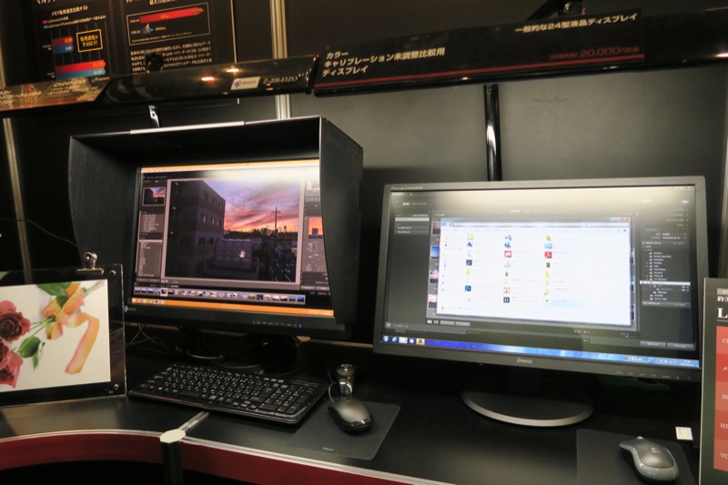 ノートPCと比較したデモ。毎日の積み重ねを考えるとこの時間差は非常に大きい。