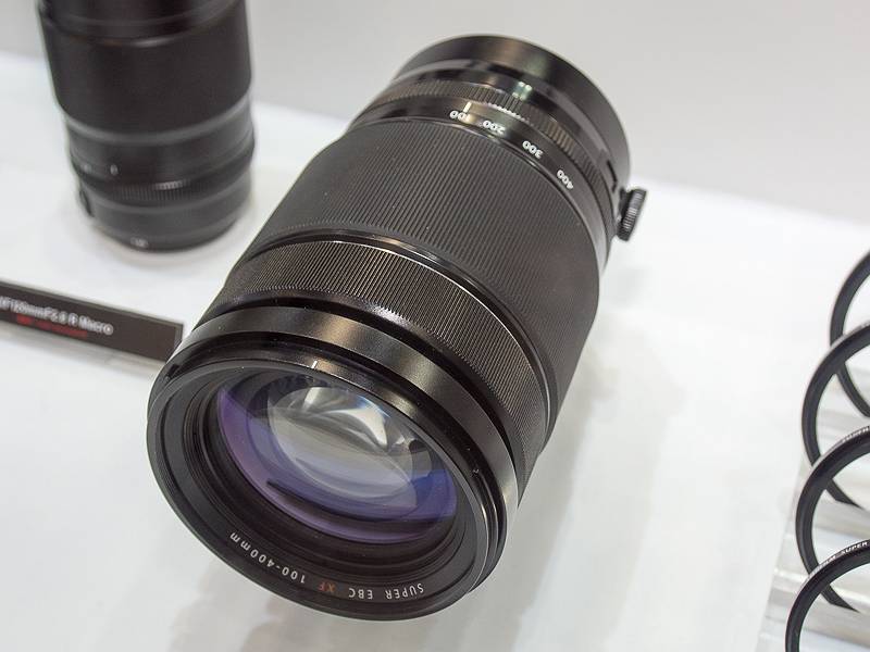 開発中のXF100-400mm