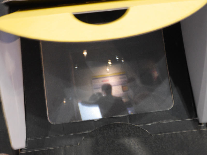 スクリーンで構図などを見る