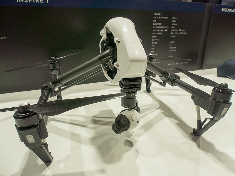 INSPIRE 1のカメラは4K対応