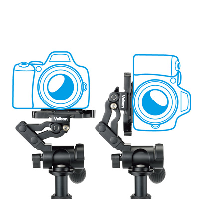 縦位置切り替えても光軸のズレが抑えられる構造