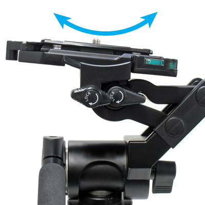 初期状態での水平位置を微調整できる