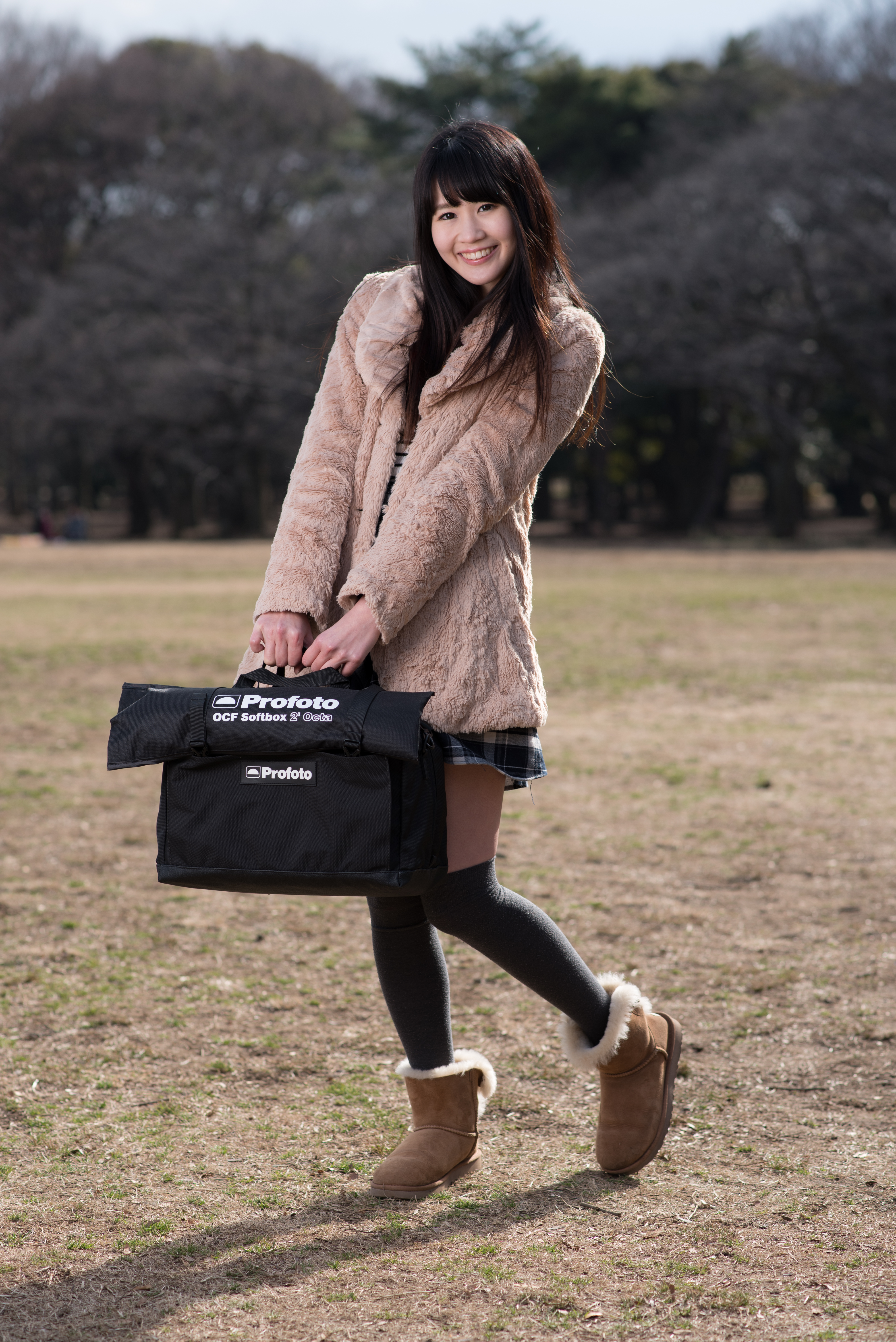 専用のバッグに収納。ここまでコンパクトにまとまる