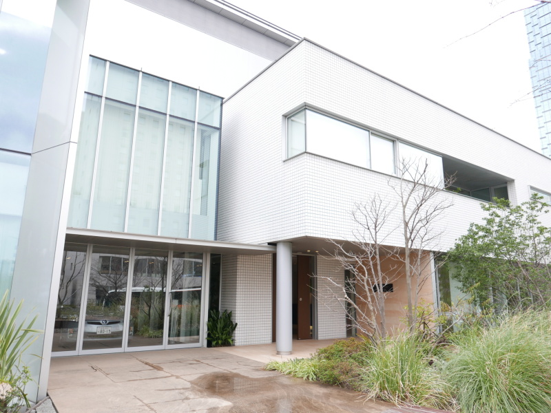 パナソニック東京に隣接する施設（※通常は開放されていません）。パナソニックの先進的な製品が展示されていました。