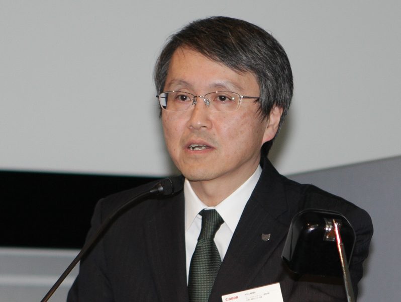 キヤノン ICP第一開発センター所長の金田直也氏