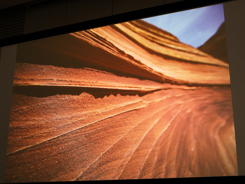 超広角レンズだが、ボケを活かした作画も可能とのこと