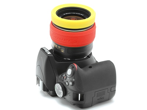 色違いのリングを組み合わせた例