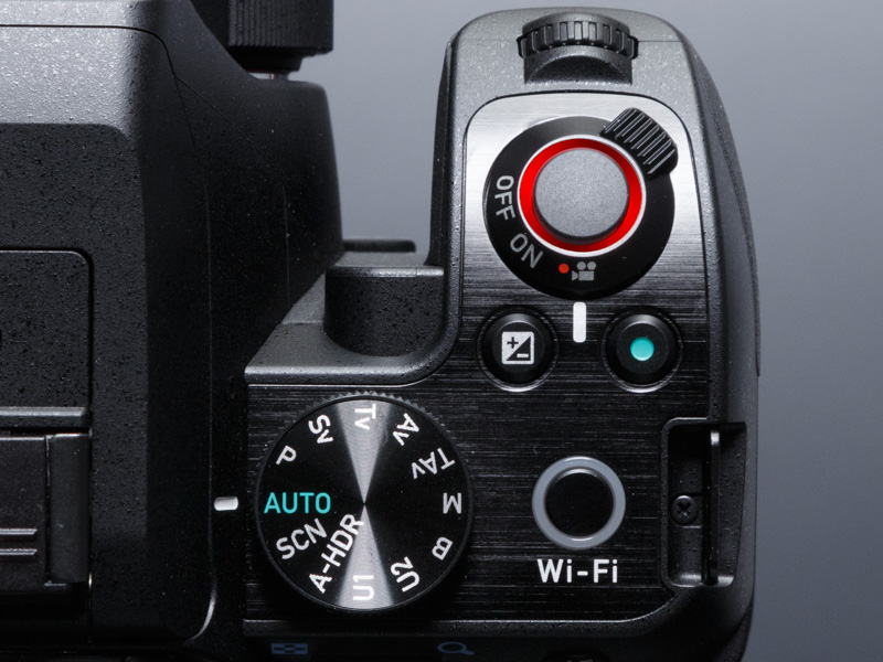 動画モード選択時