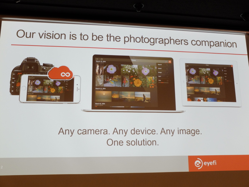 フォトグラファーの相棒になるというEyefiのビジョン