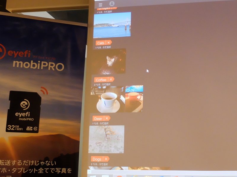 自動でタグ付けを行なった例