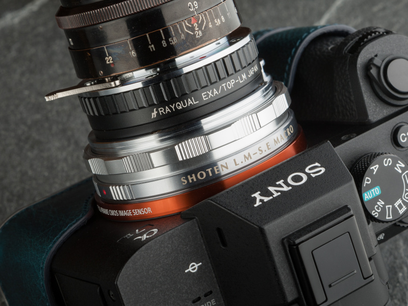 SHOTENのヘリコイドアダプターは繰り出し量6mmだ。同種の製品の中では繰り出し量が多い