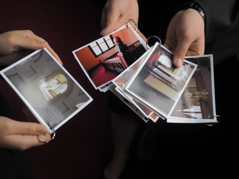 本イベントに合わせ写真部は撮影会を行い、どこでどのような写真が撮れるのか島津邸の撮影ガイドを作成したそうです。