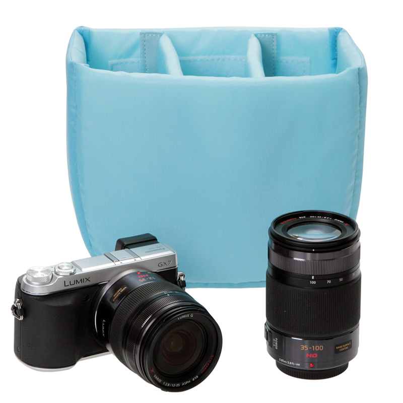 クッションボックスは取り外し可能。中仕切りが2枚付属する