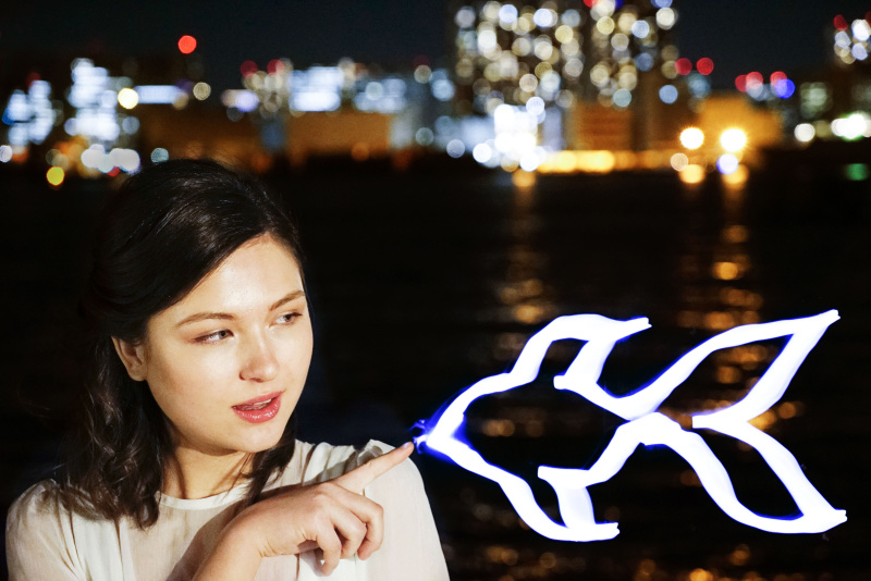 ライトペインティングの作例