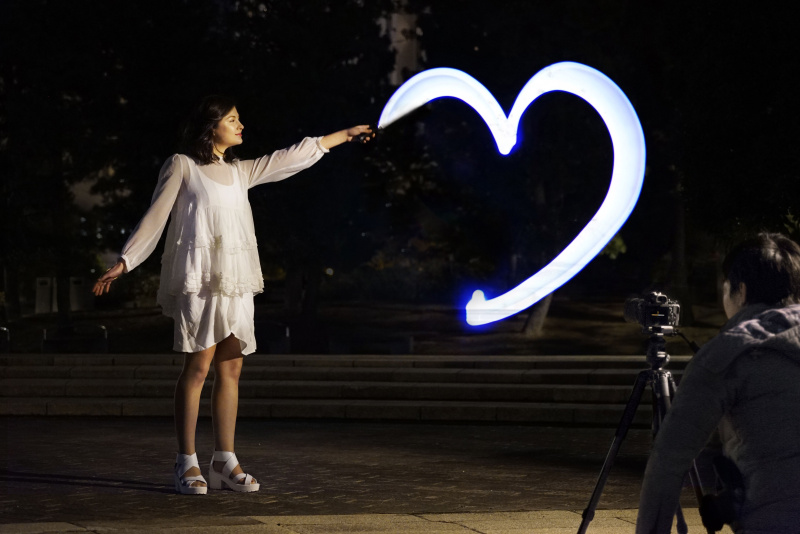 撮影中のイメージ