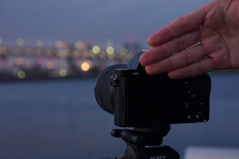 PlayMemories Camera Apps「タッチレスシャッター」使用例