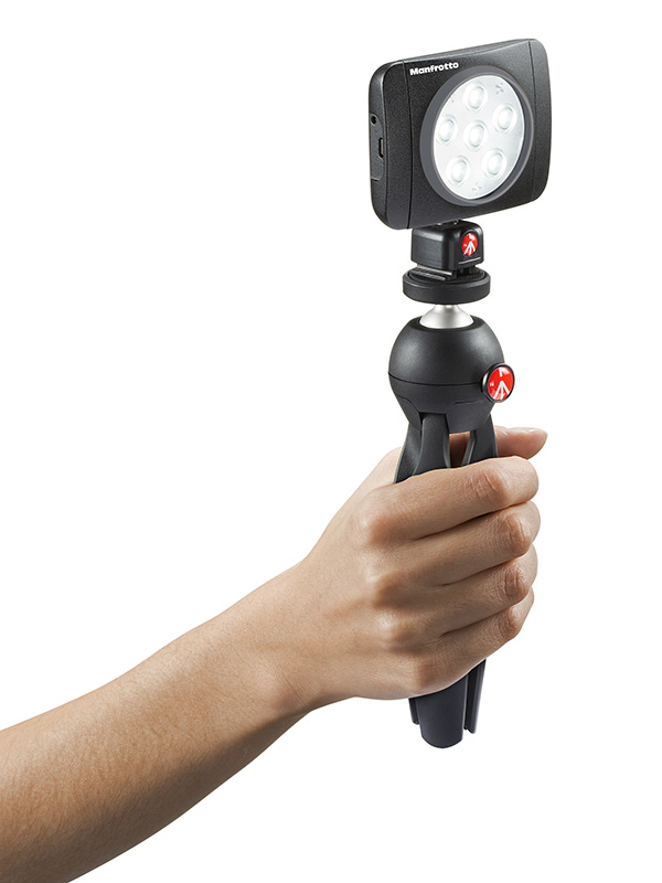 LUMIE ART LED, PIXI ミニ三脚 黒　KIT