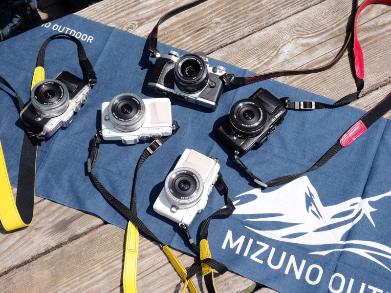 希望者にはPENシリーズ最新機種のE-PL7の貸出しがありました。過去のPENユーザーは、自分のカメラからの進化に驚かれていました。