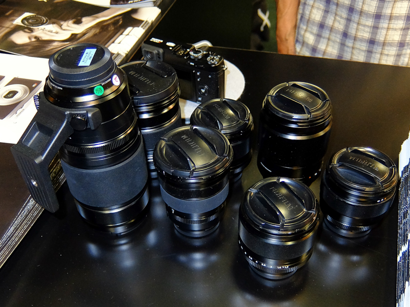 その他のレンズも試用可能