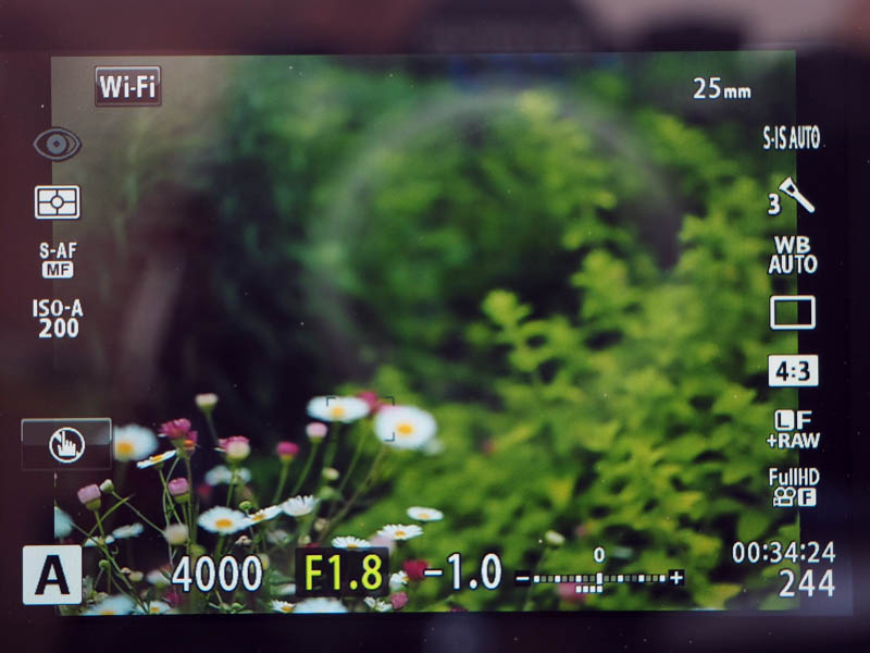 今度はマイナス側に補正しました。