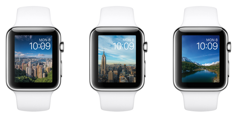 watchOS 2「タイムラプス」文字盤のイメージ