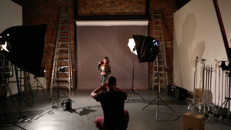 スタジオ撮影のイメージ