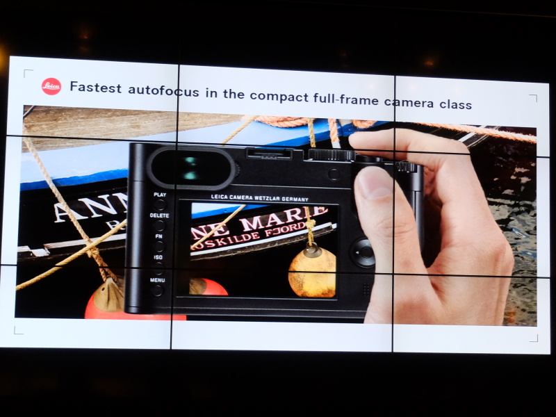 クラス最速を謳うAFスピード。ハンズオンで、既存のライカXシリーズより高速化していることが実感できた