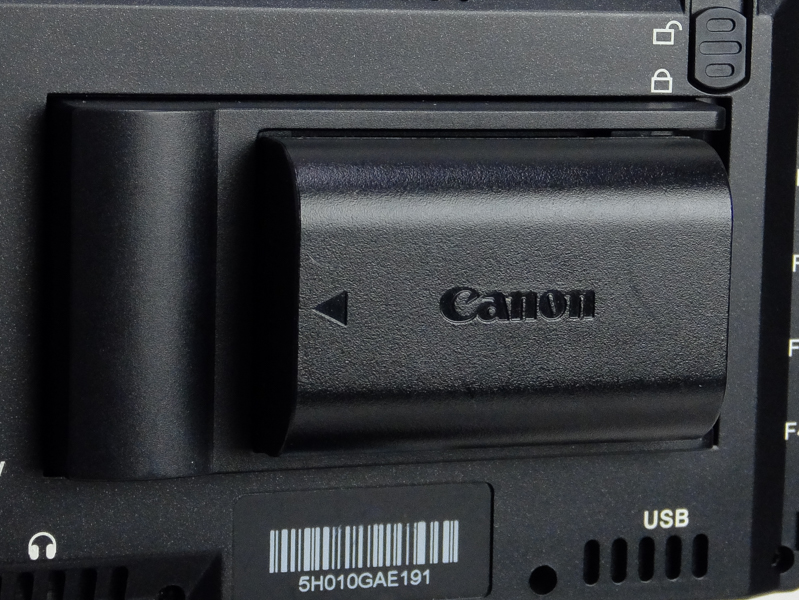 LP-E6を装着したところ