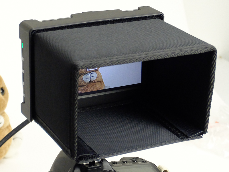 55HA発売記念キャンペーンでもらえるサンシェードをセットしたところ