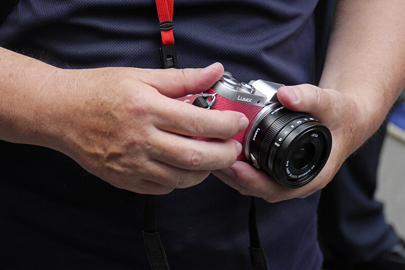 小型、軽量のGF7は、手にすっぽり収まる感じが好評だった