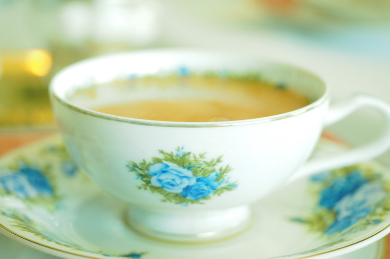 食後の飲み物はコーヒーか紅茶が選べました。カップの柄は1人ひとり違っていてかわいかったです