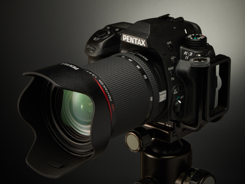 HD PENTAX-DA 16-85mmF3.5-5.6ED DC WRを装着したK-3 II