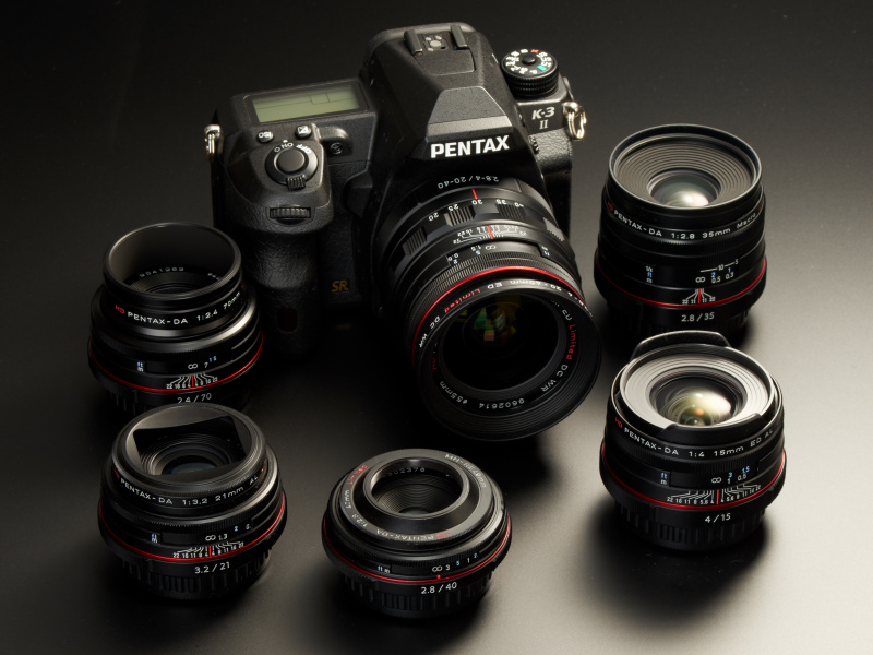 5本の単焦点と標準ズームで構成されるHD DA Limitedシリーズ