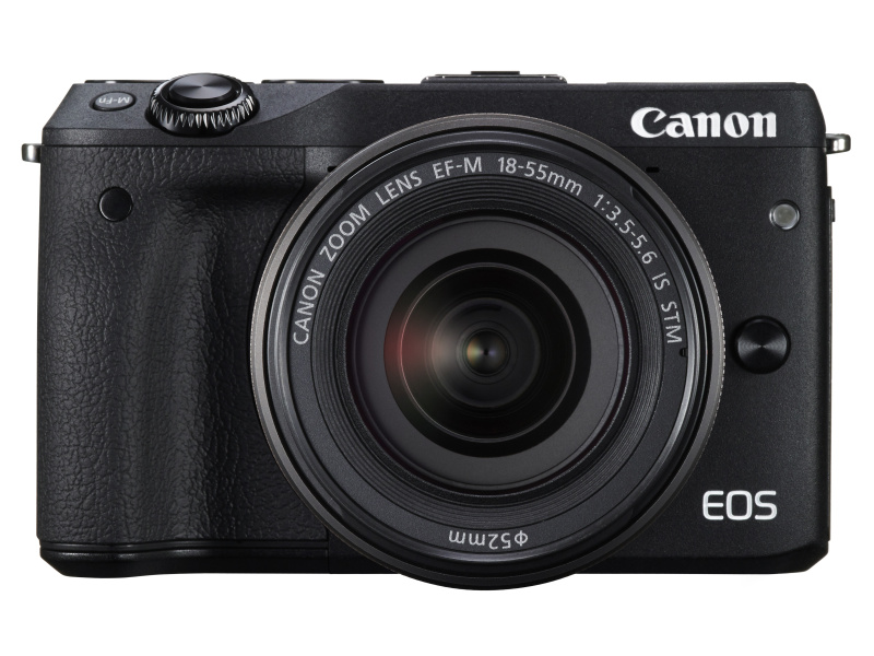 <strong class="">EOS M3</strong><br class="">発売日:2015年3月26日 実勢価格:5万4,000円前後(ボディ単体)<br class="">イメージセンサー:有効約2,420万画素CMOS/AF:ハイブリッド CMOS AF III/測距点:49点/ISO感度:ISO100~12800(ISO25600まで拡張)/シャッター速度:1/4,000~30秒、バルブ/連続撮影速度:最高約4.2コマ/秒/背面液晶モニター:ワイド3型TFT約104万ドット(チルト式)/Wi-Fi:搭載/大きさ:約110.9(W)×68(H)×44.4(D)mm/重さ:約366g(バッテリー、SDカード含む)
