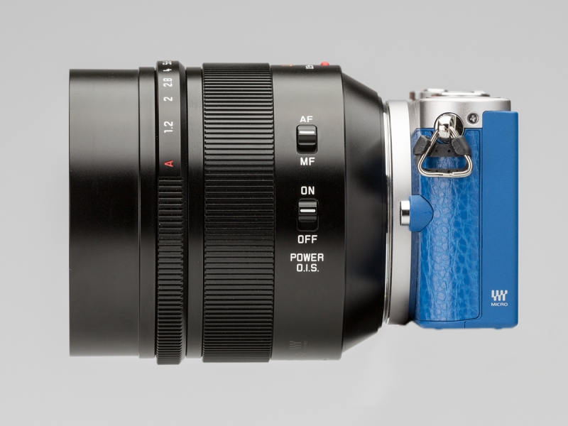 パナソニックLUMIX DMC-GM1Sに装着。