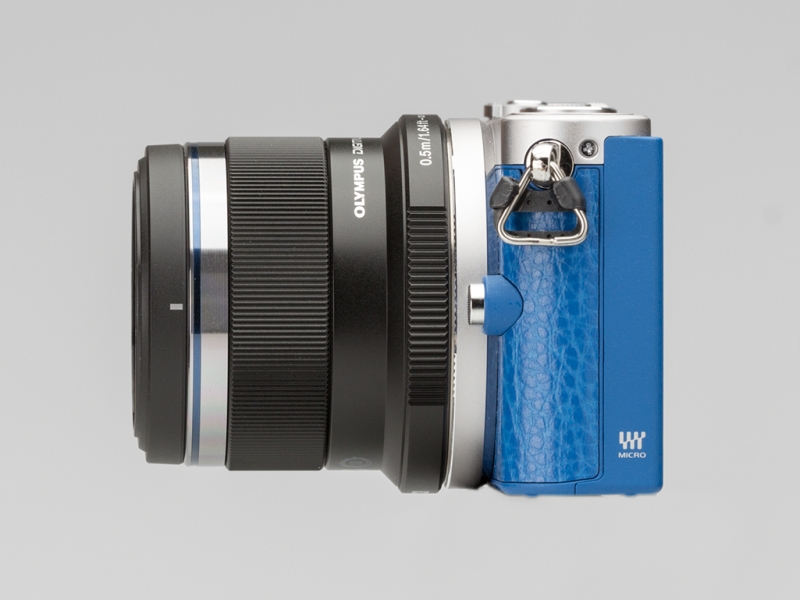 パナソニックLUMIX DMC-GM1Sに装着。