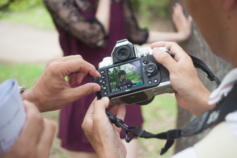 講師に質問すれば様々なアドバイスがもらえる。レンズ談義にも花が咲いていた